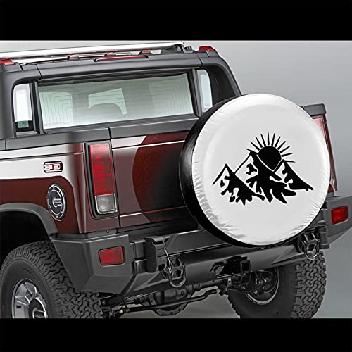 Landschap Reserve Band Cover Wielbeschermers Waterbestendig Universele Reservewiel Band Cover Fit voor Jeep/Aanhangwagen… - Image 3