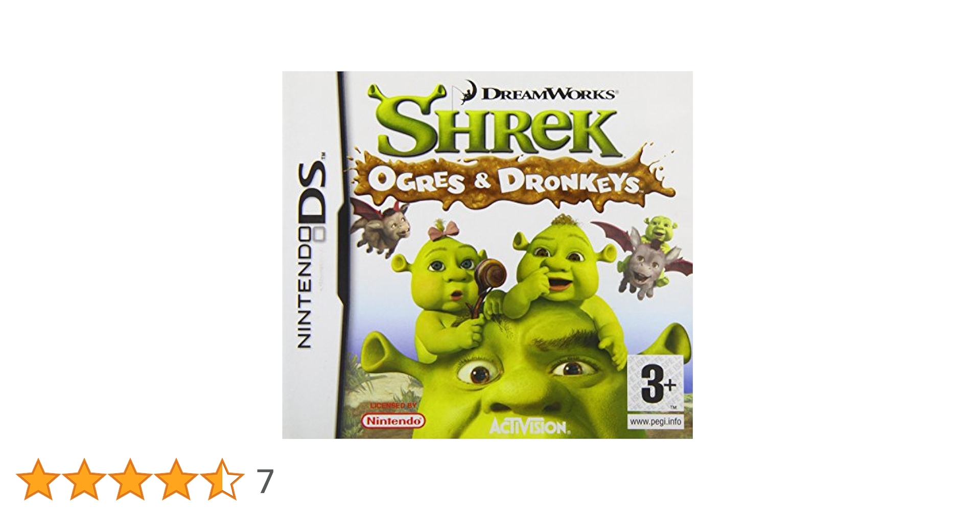 ニンテンドーDS - DS★SHREK OGRES &amp; DRONKEYS 海外版 北米版★新品未開封 Shrek: Ogres and Dronkeys - Nintendo DS: Nintendo DS: Video