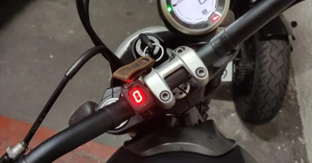 Genérico Indicador de velocidad digital LED a prueba de agua para Ducati Cafe Racer Monster 696 795 796 797 821 1100 1200 S R Scrambler Supersport Superbike Streetfighter Hyper motard