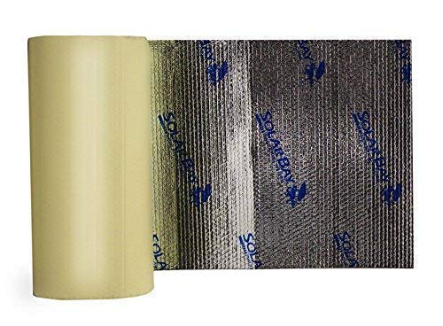 Solar Bay Self-Adhesive Thermal and Acoustic Xpemp Aluminium Foam Insulation for Campers, Caravans, Motorhomes, Interior and Domestic Use – 10 m