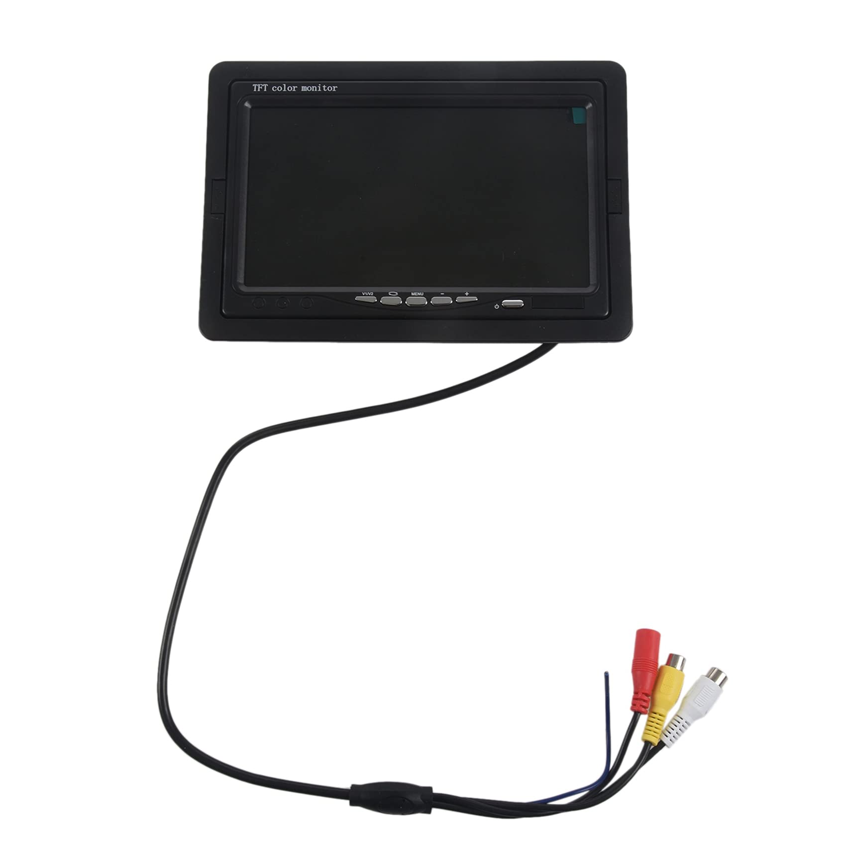 Trjgtas 3 monitores TFT LCD a color HD de 12 V-24 V de 7 pulgadas para cámara trasera CCTV de coche