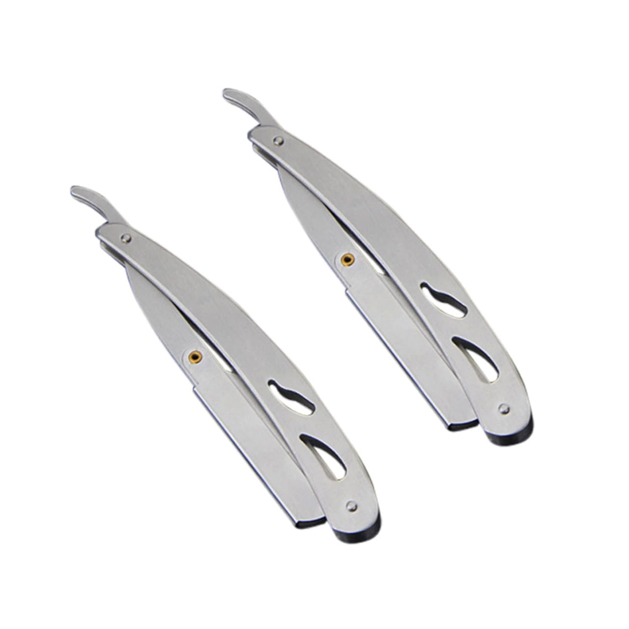 FOMIYES Professional Single Edge Razor Holder Stainless Steel Vintage Razor Holder