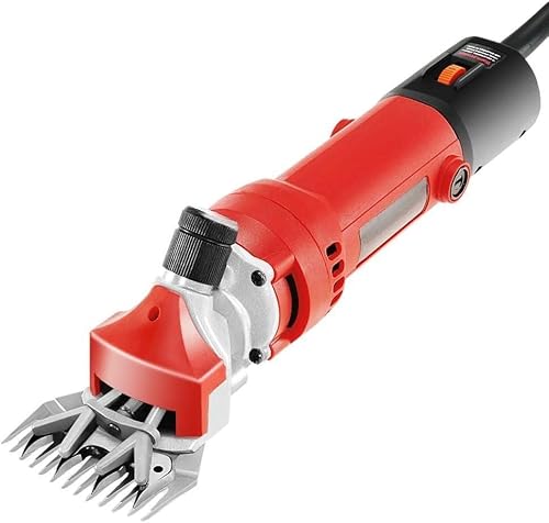 EkiDaz LXW Sheep Shears Electric Clipper 6 Speeds Heavy Duty Animals Hair Fur Grooming for Sheep, Thick Coat Animals, Farm Livestock