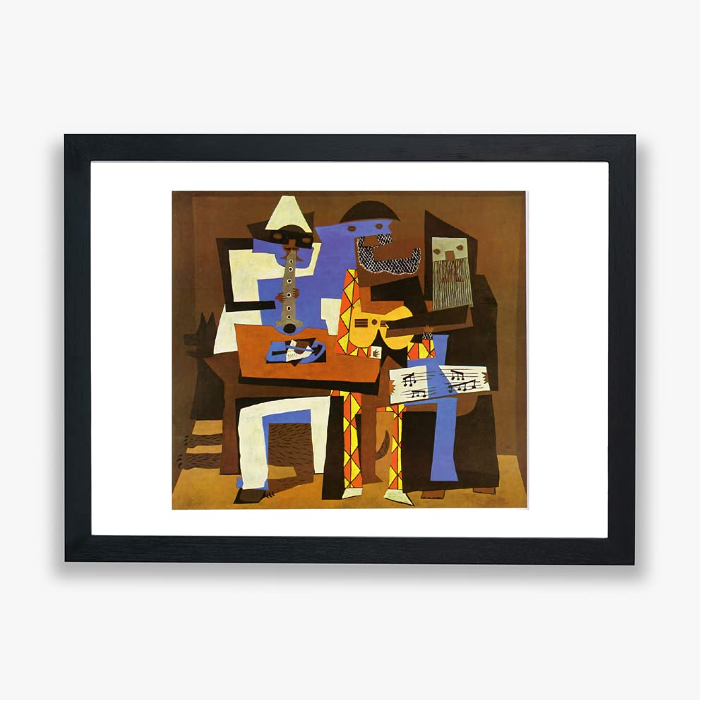 Pablo Picasso Trois musiciens décoration murale grand format poster giclée Spiffing Prints