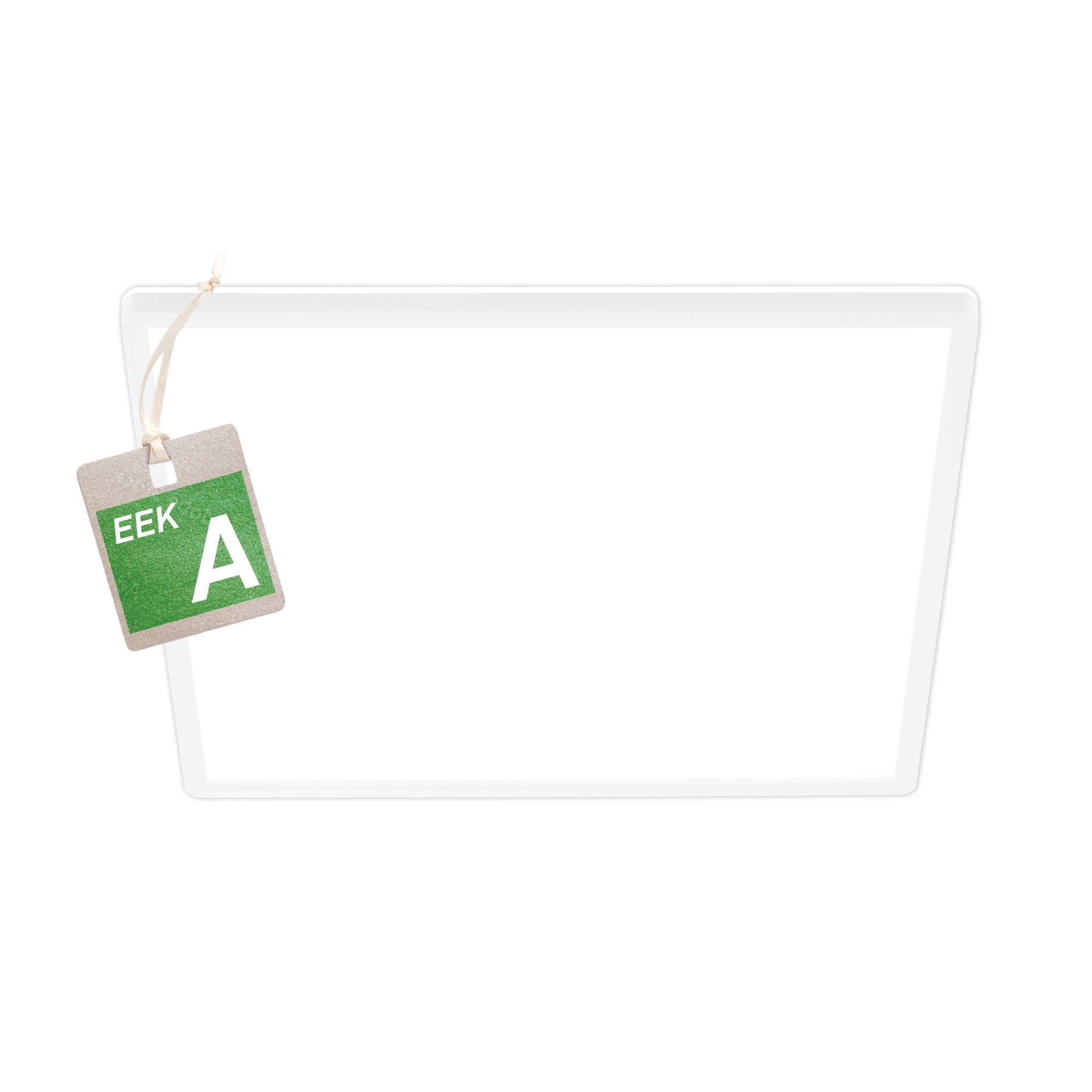 Briloner - EEK A Efficient LED ceiling lamp with 14W to 3000lm, approx. 50,000h, flat, indirect light, 42x42x3cm, white, Square