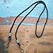 Specialist ID Black Round Open Ended Lanyard with Two Clips Open Ended Lanyard with Two J Hooks - Sturdy No Twist Badge Holders