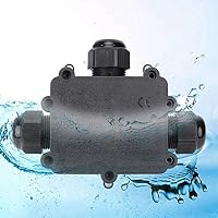 IP68 wasserdichte Anschlussdose, M686 Außenkabel 3-Wege-Anschlussdose, schwarze Kunststoff-Anschlussdose(T Type) – Ansicht 6