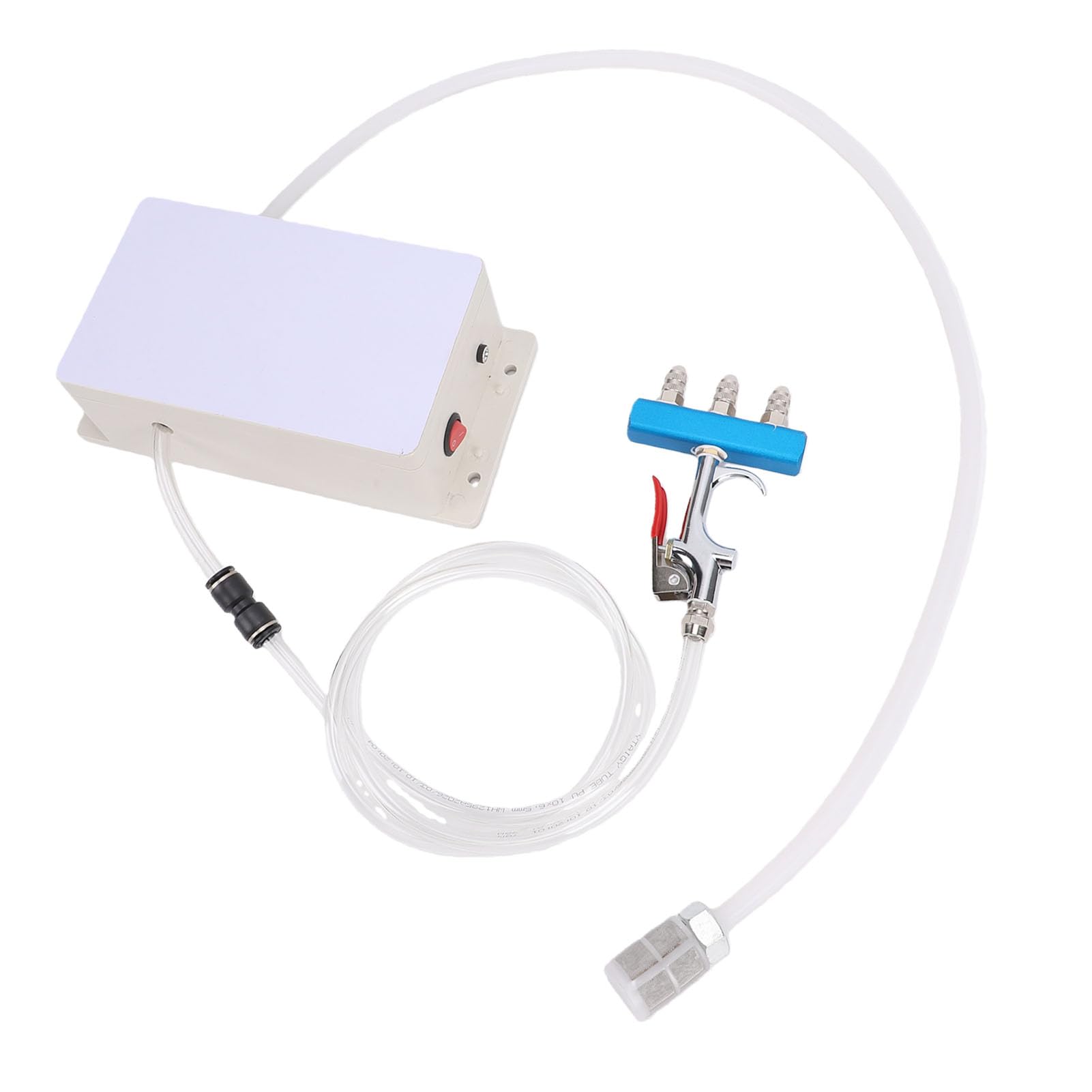 ANGGREK Elektrische Marinadenspritze Fleischinjektor mit 10 Nadeln for Truthahn Braten Rindfleisch (EU-Stecker) | Lebensmittelechter ABS, Direkt aus Dem Behälter, Ideal Zum BBQ, Ergonomisch