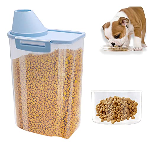 Pet-Food-Container-with-Measuring-CupDogs-Cat-Food-Storage-ContainerAirtight-Plastic-Dispenser-with-Pourable-Spout-for-Cats-Dogs-Birds - Cucciolini Doodles   Pet-Food-Container-with-Measuring-CupDogs-Cat-Food-Storage-ContainerAirtight-Plastic-Dispenser-with-Pourable-Spout-for-Cats-Dogs-Birds