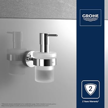 مجموعة موزع الصابون السائل Grohe أساسيات الكروم - 40448001