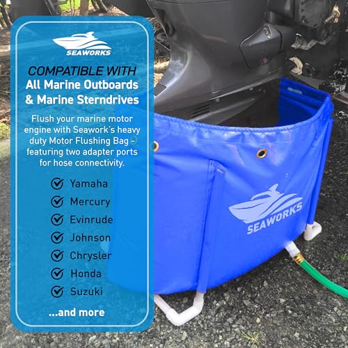 Bolsa para enjuague de motor fuera de borda para motores marinos y sterndrives miniatura 2