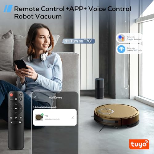 Robot Vacuum and Mop Combo with Self-Empty Base