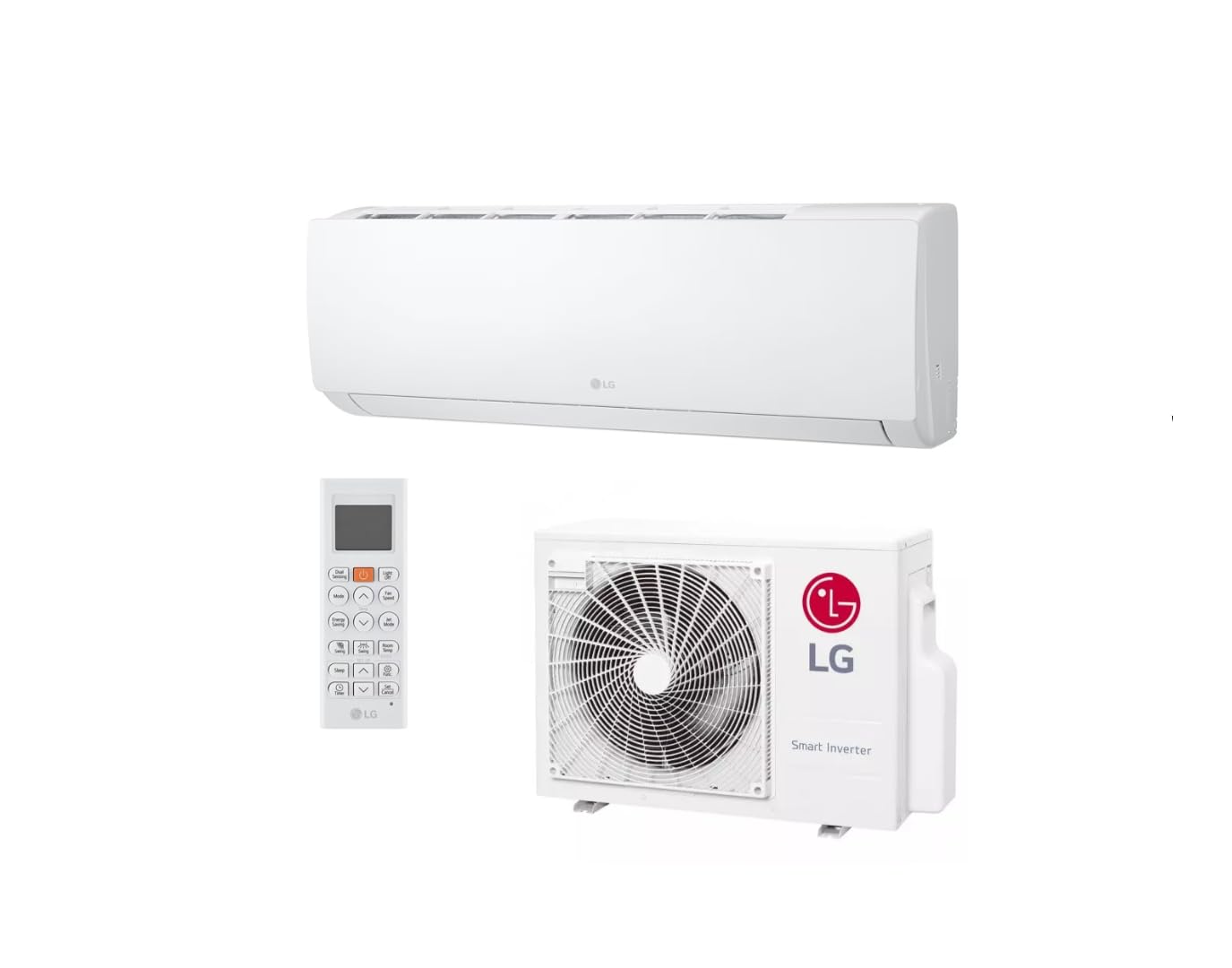 LG Aire Acondicionado Mono Split Libero TE W12TE.SEU, 12000 Btu, Sistema de Climatización con Bomba de Calor A++/A+++, Gas R32, Mando a Distancia, Unidad Interior y Exterior