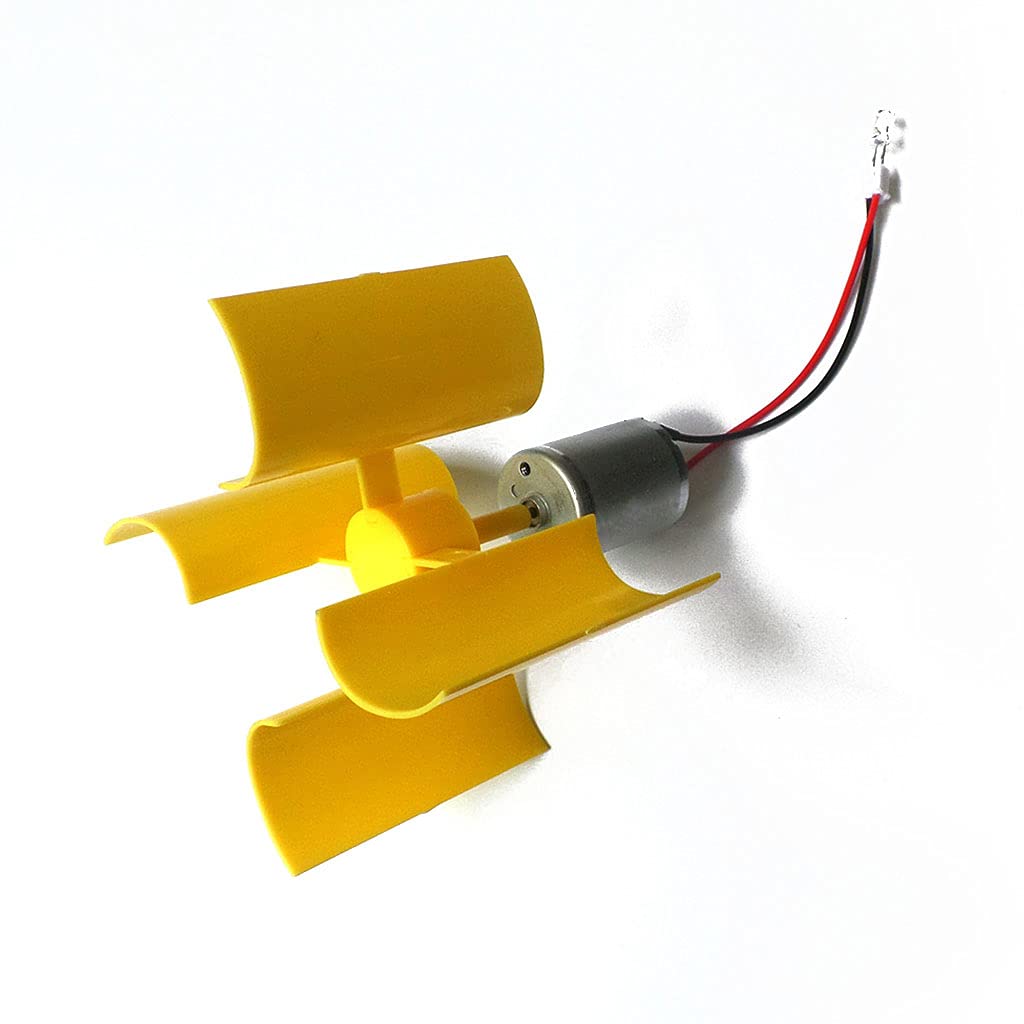 Buxuaaaa 0.1V-5.5V 100-6000RPM Vertical Wind Turbines Used for Testing and Teaching Use Improve the Display Effect Generator