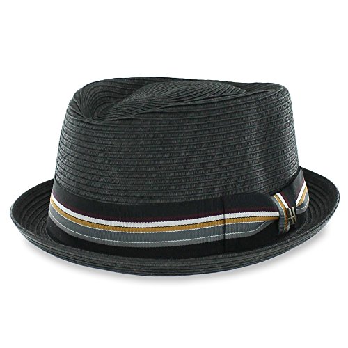 Image of Striped Jazz Summer Straw Black Large