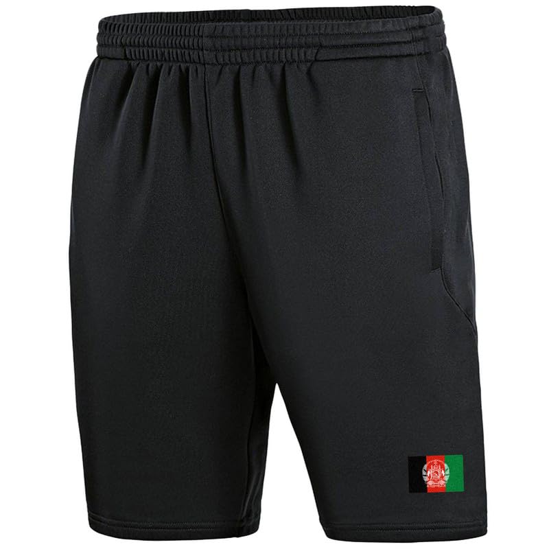 UNITIF Afghanistan AF-95 Football Shorts Black, Black, M
