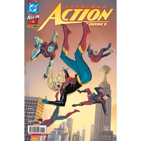 PANINI - Superman All In Action Comics 3: La Elección Final | Colección All In 3 | Mr. Terrific y Supergirl | Aethyr y Koncept | Tierra vs Zona Fantasma | Crisis Multiversal | DC Comics