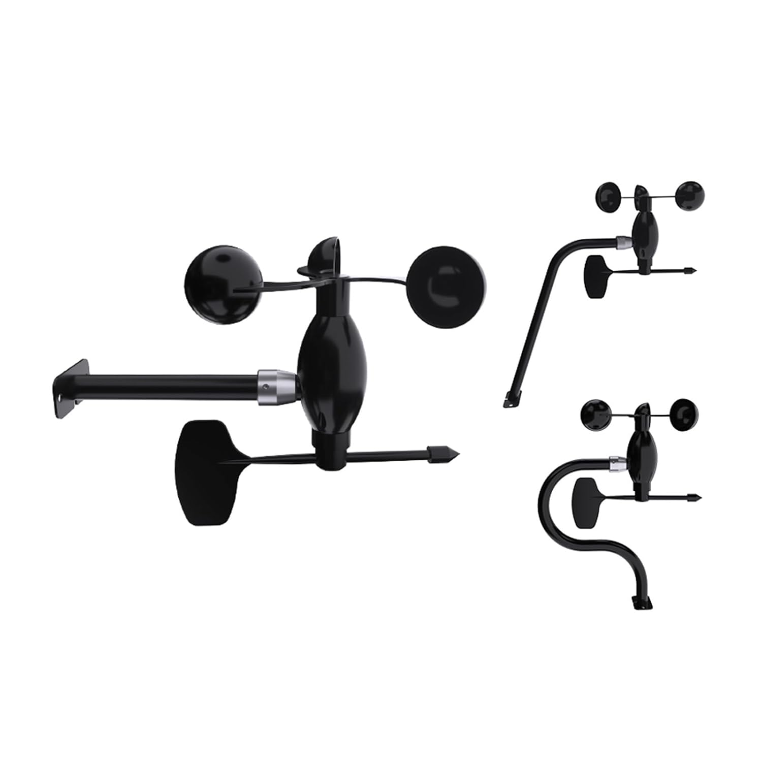 High Sensitive Wind Speed and Direction Integrated Sensor Wind Speed and Direction Recorder Sensor Transmitter for Industry Machinery(0-5v Output,Model 2)