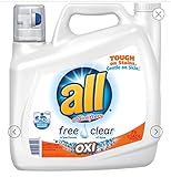 all with Stainlifters Oxi Free Clear Liquid Laundry Detergent, 141 fl oz (1)