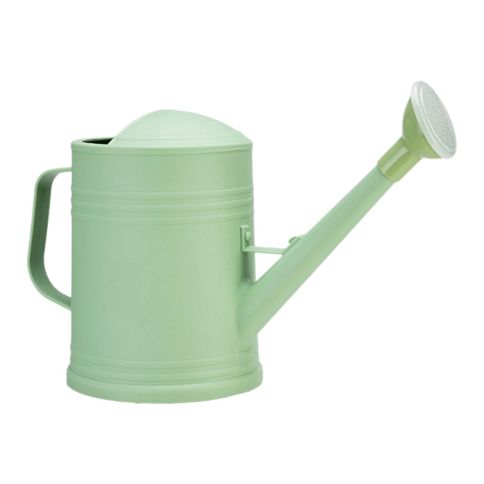 ALCXAZS Water Can With Long Spout 2L Capacity Lightweight Indoor Portable Efficient Watering Tool Designed For Gardeners Flower Watering Can With Sprinkler, Green, 14x18cm