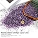 Orientrea Natural Amethyst Gemstone Aquarium Gravel 2.2 Lb – Premium Aquarium Sand & Fish Tank Gravel | Vase Filler | Rocks for Fish Tank, Aquarium Decor & Fish Tank Decorations
