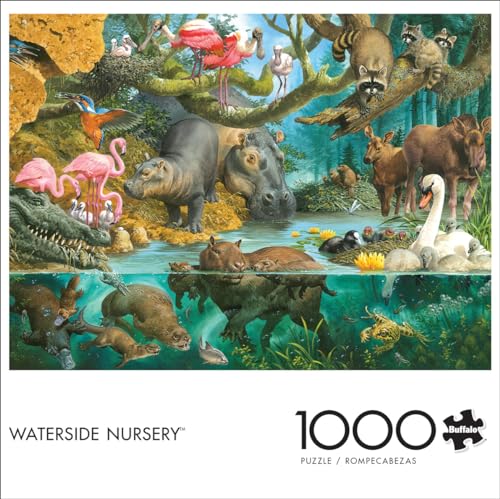 Buffalo Games - John Francis - Waterside Nursery - 1000 Piece Jigsaw Puzzle for Adults -Challenging Puzzle Perfect for Game Nights - Finished Size is 26.75 x 19.75 - Image 3