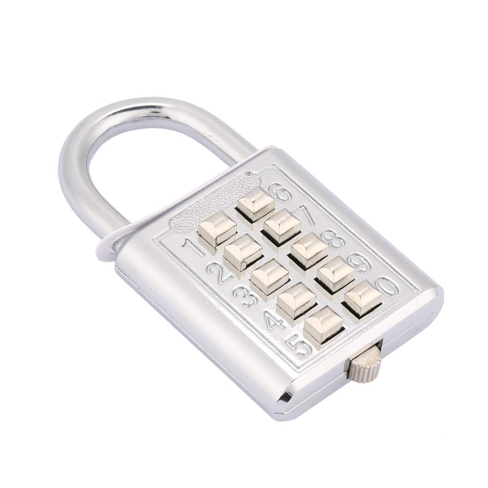 Serratura a combinazione parti di fissaggio altri elementi di fissaggio in lega di zinco in lega di zinco lucchetto a combinazione a 5 cifre per porta scuola palestra recinzione armadio(10 keypads)
