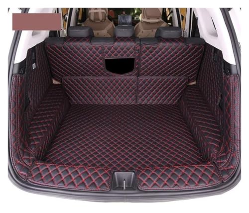 Tapis de coffre Chevy Captiva 2019-2021 doublure de chargement haut de gamme noir rouge