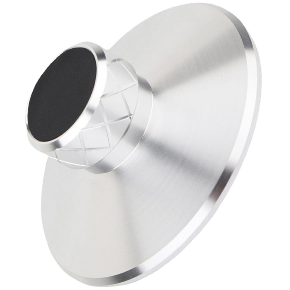 Vaguelly Stabilizzatore per Giradischi in Lega Alluminio-magnesio, Morsetto Peso Disco Vinile Leggero, Accessorio Anti-vibrazioni per Migliorare Qualità Audio, Adatto per Ascolto Musica