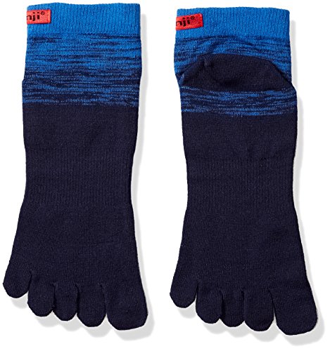 Injinji Sport Original Weight Micro Coolmax Socks, Midnight Blue, Large