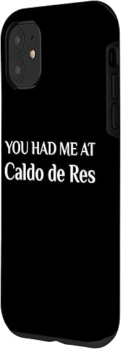 Miniatura 2 de iPhone 11 You Had Me At Caldo De Res Funny Mexican Beef Soup Food Fan Case