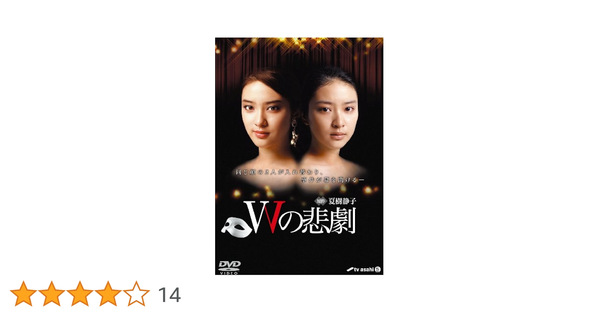 Wの悲劇 DVD 4枚組　BOX Amazon.co.jp: Wの悲劇 DVD-BOX : 武井咲, 桐谷健太, 福田沙紀