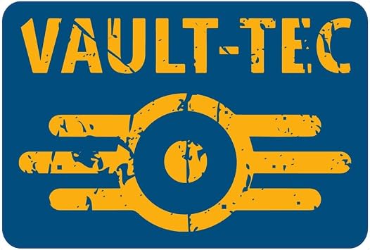 Vault-Tec Vinyl Decal, Car Laptop Window Tumbler Water Bottle Logo Symbol