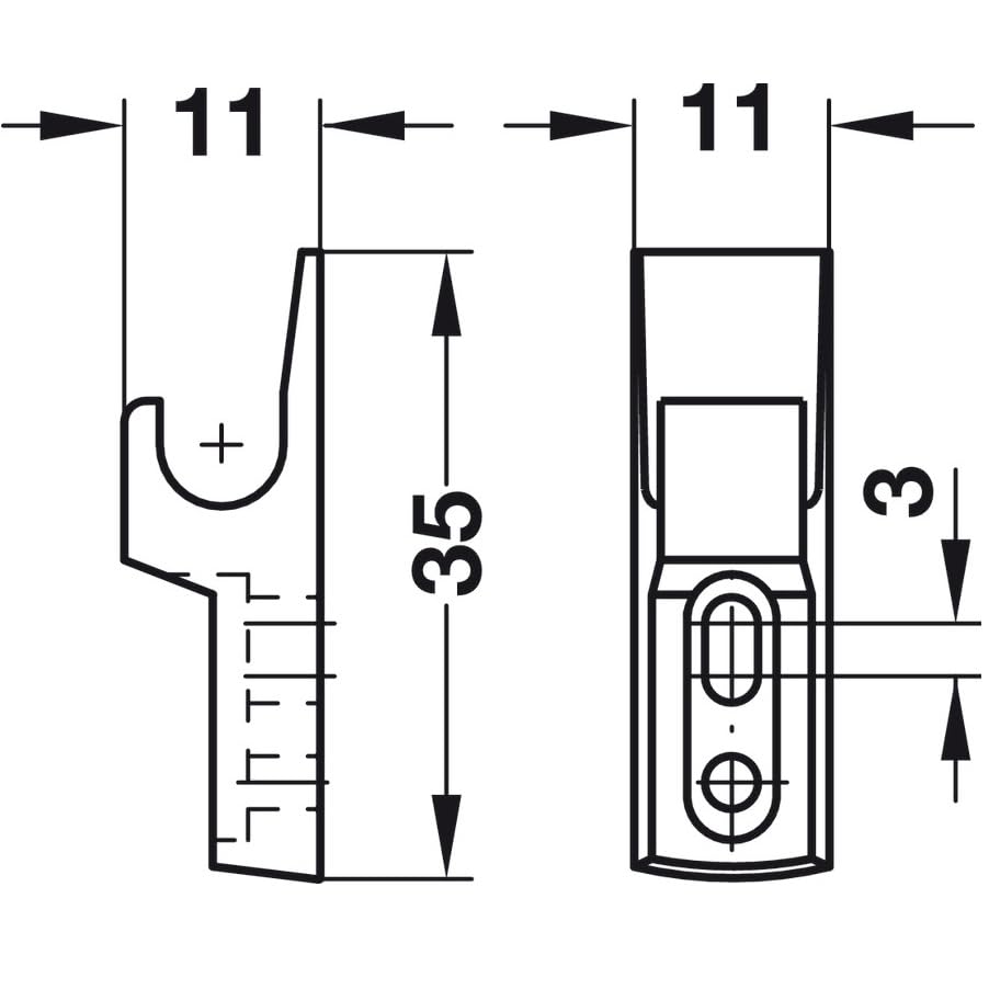 Push Pull Clips 10 Stück - Haken Für Revisionsluken Und Türen