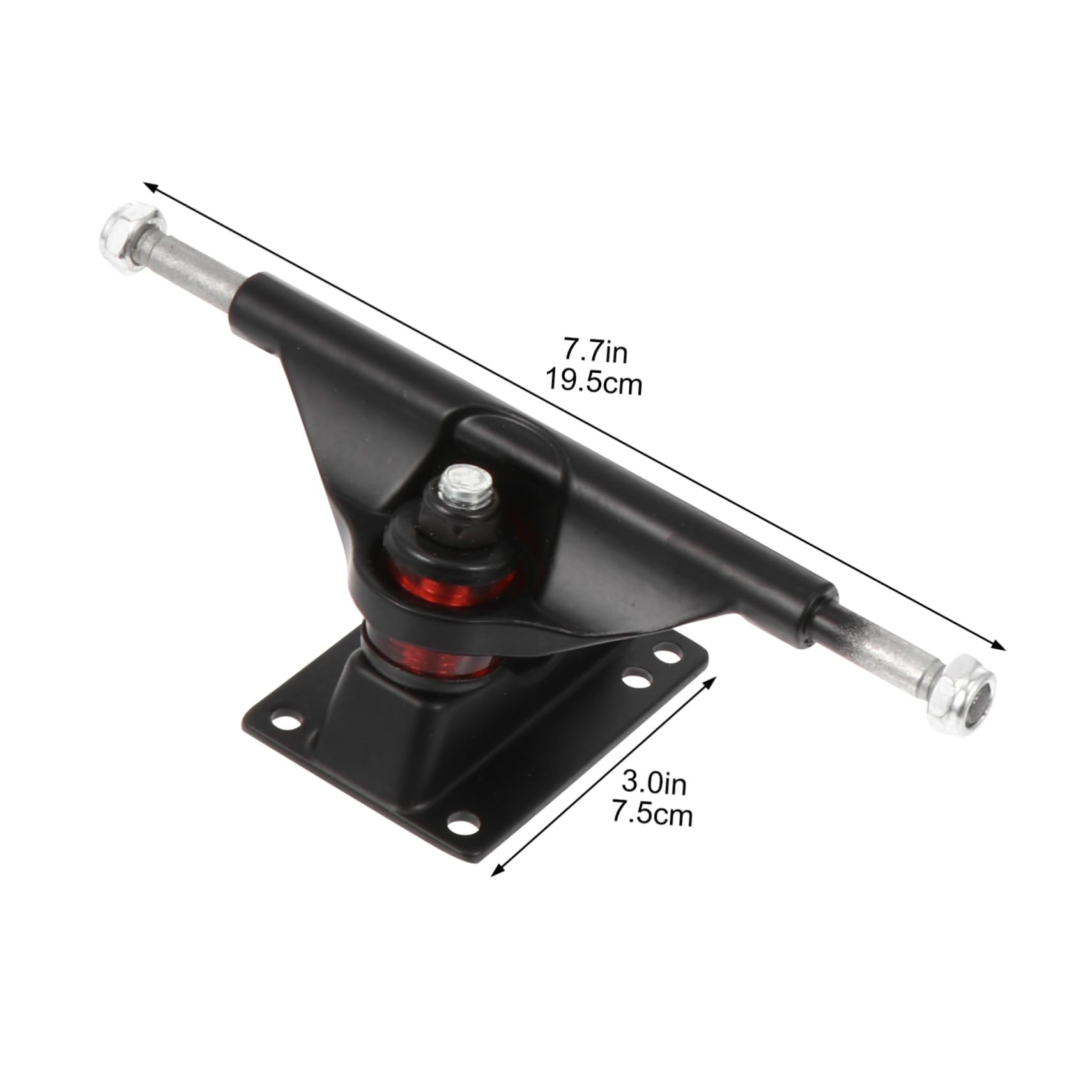 Hemobllo Kit Completo de Puerte y Ruedas Alta Capacidad de Carga Varios Estilos Fácil de Instalar para Patineta Rodamientos de Aleación de Aluminio para Skaters