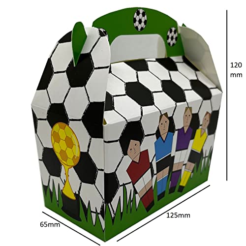 170g Schokofußbälle aus Milchschokolade I ca. 28 Stück I Fair Trade Kakao I plus 1x Fußball-Geschenkbox aus Karton I Ideal als Mitgebsel und für Kindergeburtstage