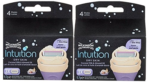 Wilkinson Sword Intuition Dry Skin Blades (6 Pack) 2x3 (Promptly dispatched in 1 working day)