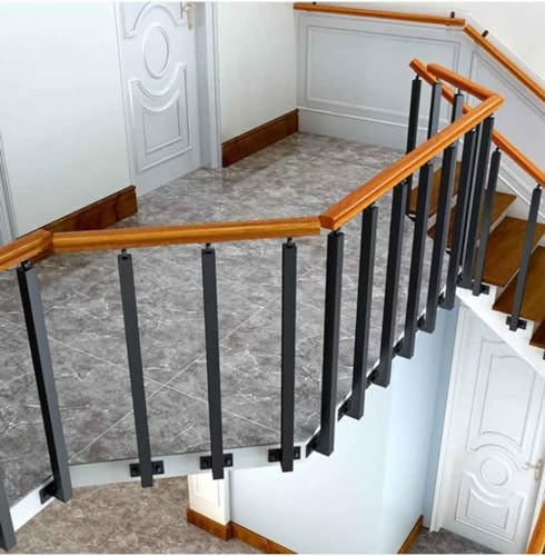 Paletti per balaustra in acciaio inossidabile per scale, balcone e terrazza, design a tubo rotondo resistente, per uso interno ed esterno