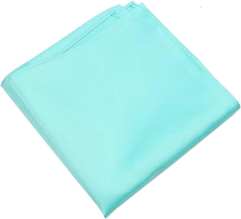 BUYYOURTIES Solid Satin Pocket Square Accessory