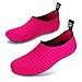 JIASUQI Couples Athletic Water Shoes for Men Beach Swim Exercise Pink US 7.5-8.5 Women, 6.5-7.5 Men