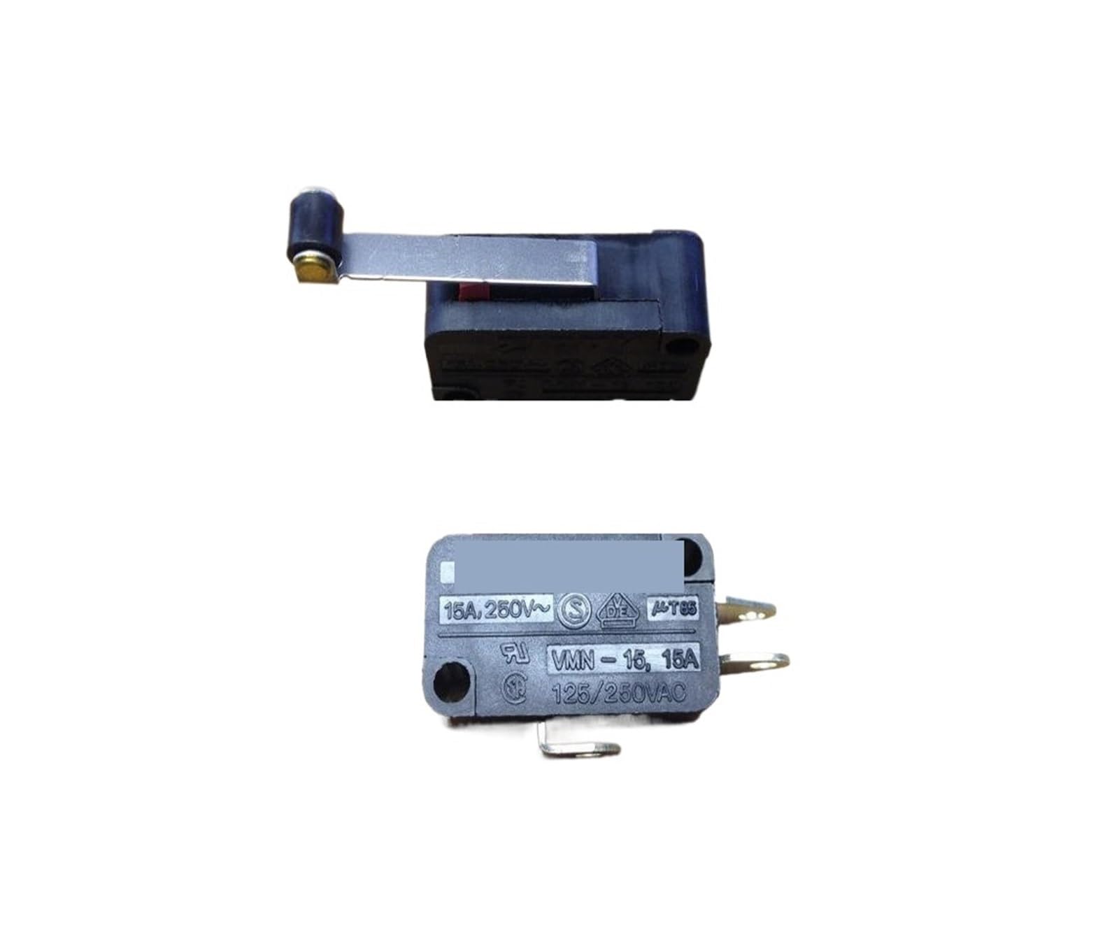 Microinterrupteur VMN-15 15A fin de course haute précision avec levier long - 50 pièces