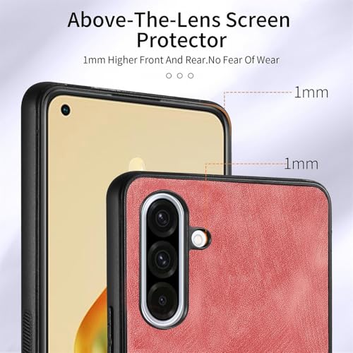 Funda Samsung A56 de piel sintética flexible con tarjetero trasero y atril XYZNTMF 6