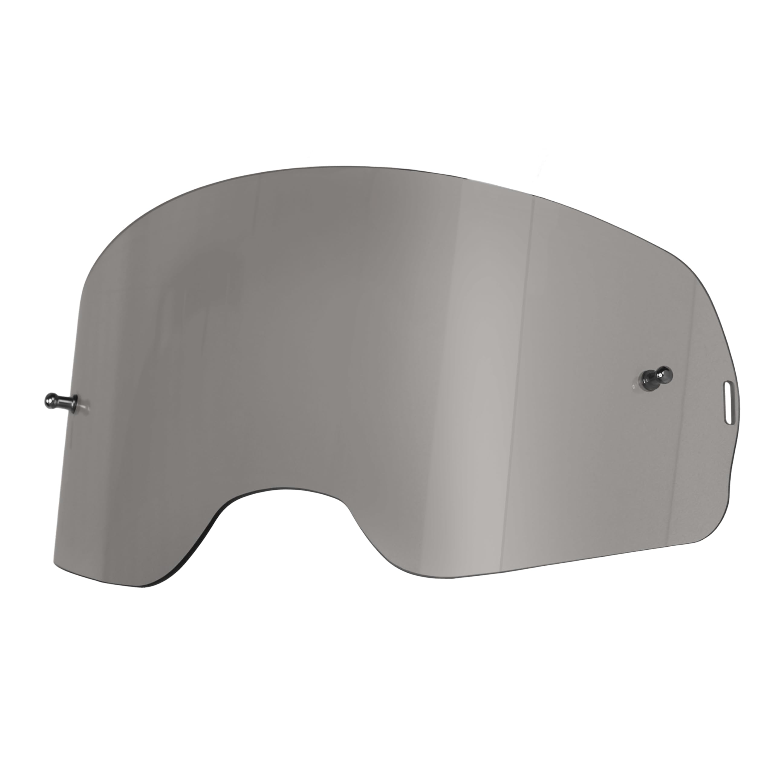 SCHNORR MX Neo Motocross Goggles Clear Lens Anti Fog Tear-Off + Vetro di ricambio Argento