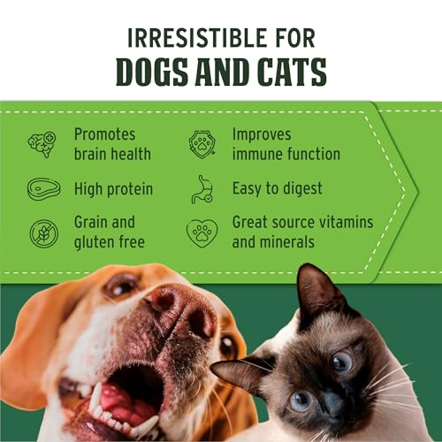 Image of Nutri Bites Freeze Dried Beef Liver Dog & Cat Treats, Single Ingredient High Protein Pet Treats, 17.6 oz