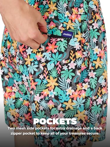 Image of Chubbies Men's Swim Trunks, Stretch Swimming Board Shorts, 5.5 inch Inseam