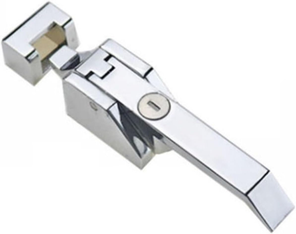 DK615 Stainless Steel Oven/Refrigerator Door/cabinets/Freezer Handles/hasps/Buckle Lever Compression Door Lock 1Pcss(White)