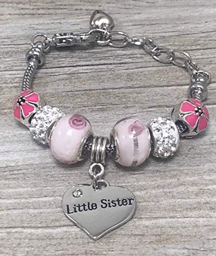 Infinity Collection Little Sister Bracelet -Sister Jewelry- Sister Charm Bracelet, Little Sister Bracelet - Gift for Sisters2