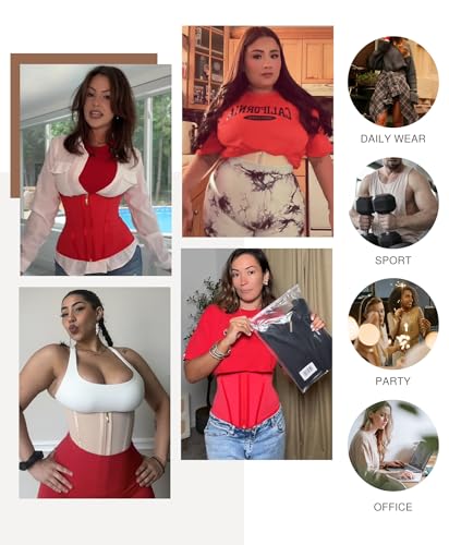 Image of Lover-Beauty Waist Trainer for Women Corset Shapewear Tummy Control Workout Waist Cincher Body Shaper Girdle