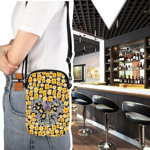 T Lover Gifts Fairy Tale Gift Princess Fans Canvas Crossbody Bag4