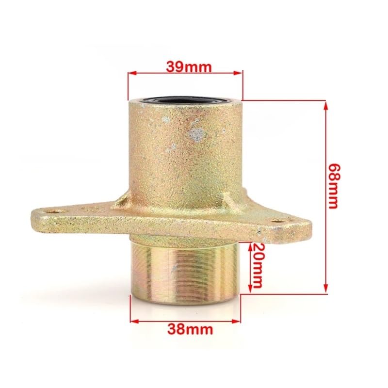 Moyeu de roulement avant 15mm 3 goujons pour mini quad et buggy